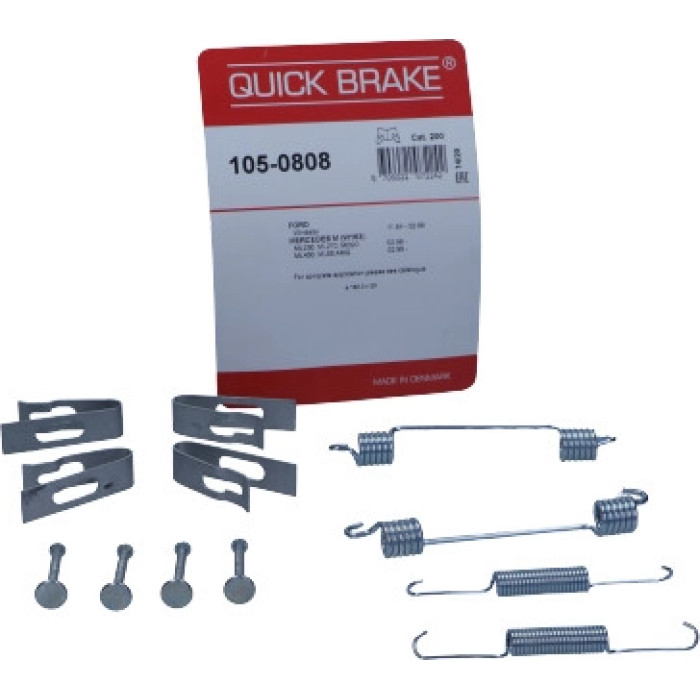 Quick Brake Zubehörsatz für Trommelbremsbacken 105-0808 Quick Brake Zubehörsatz für Trommelbremsbacken 105-0808