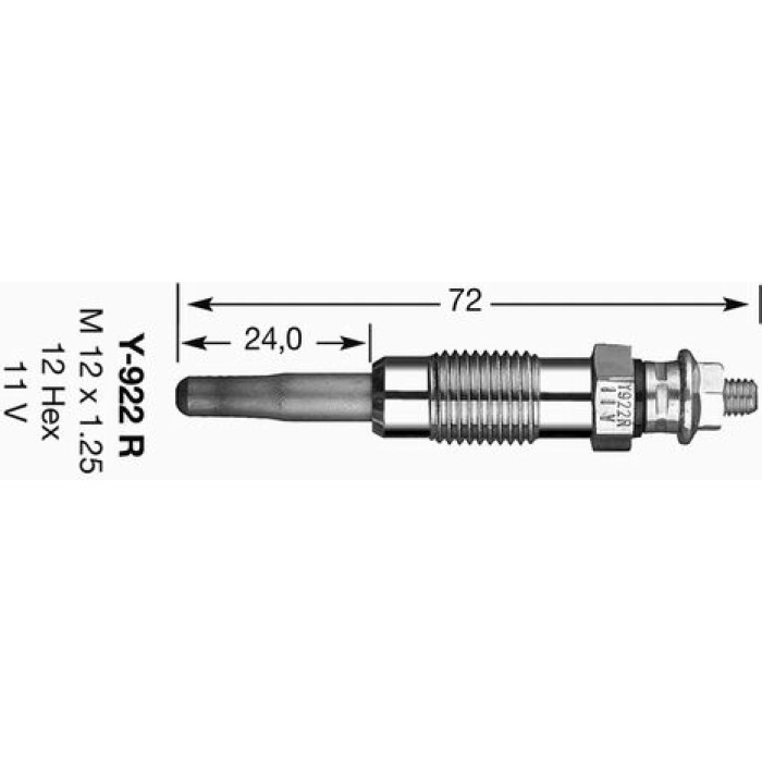NGK Glühkerze 4356 NGK Glühkerze 4356