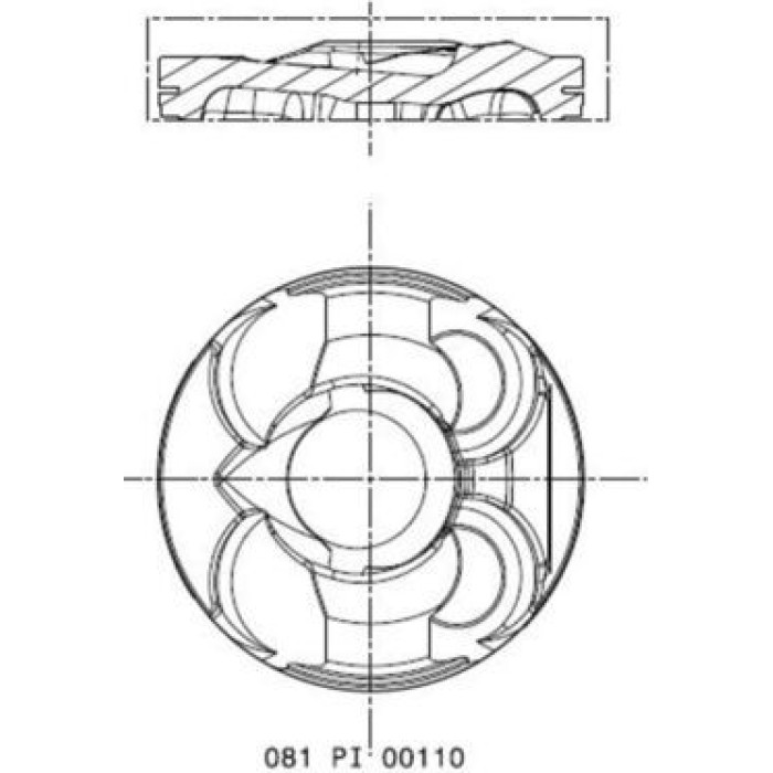 MAHLE Kolben 081 PI 00110 000 MAHLE Kolben 081 PI 00110 000