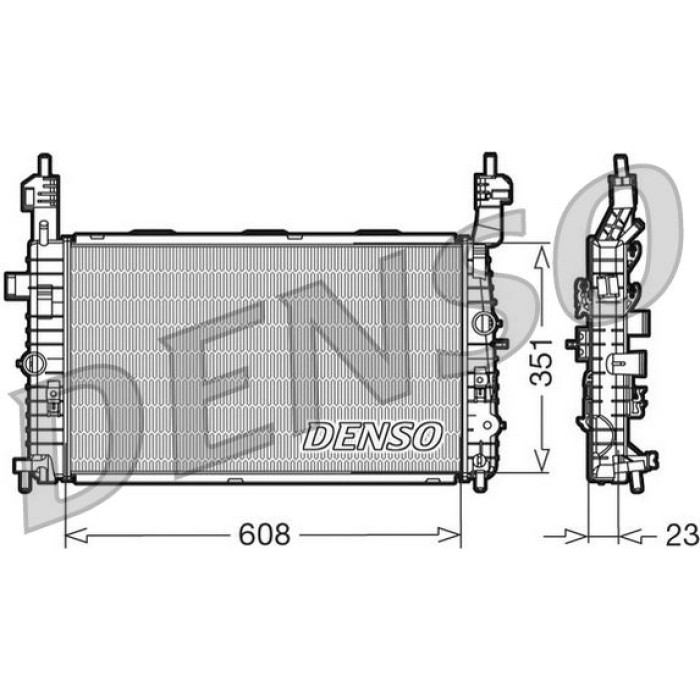 Denso Motorkühler DRM20093 Denso Motorkühler DRM20093