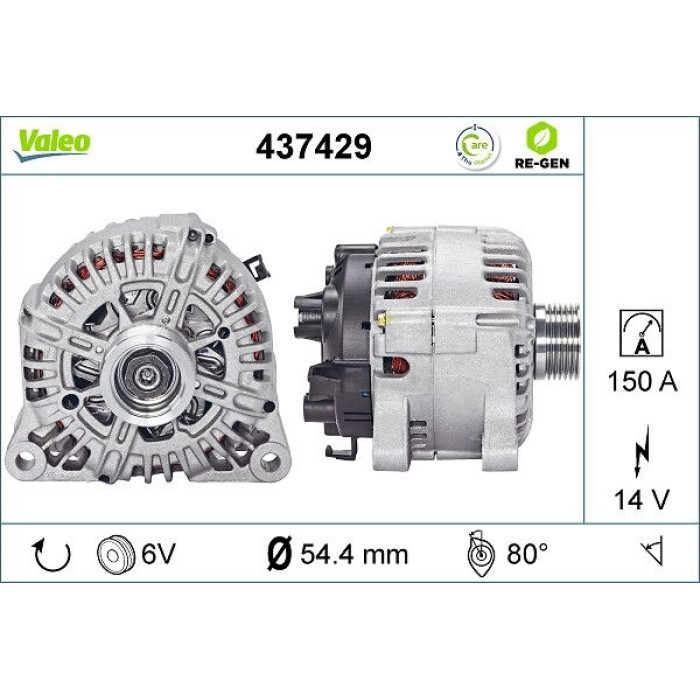 Valeo Lichtmaschine 437429 Valeo Lichtmaschine 437429