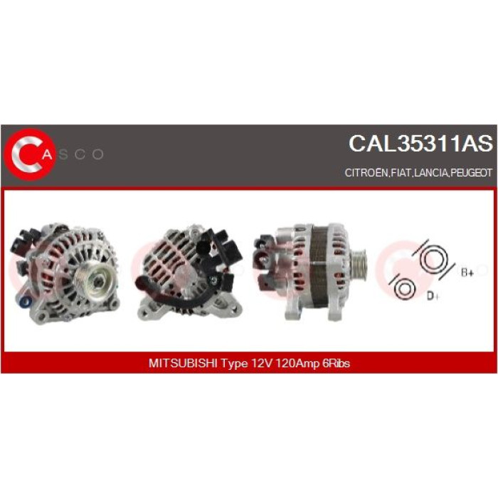 CASCO Generator CAL35311AS CASCO Generator CAL35311AS
