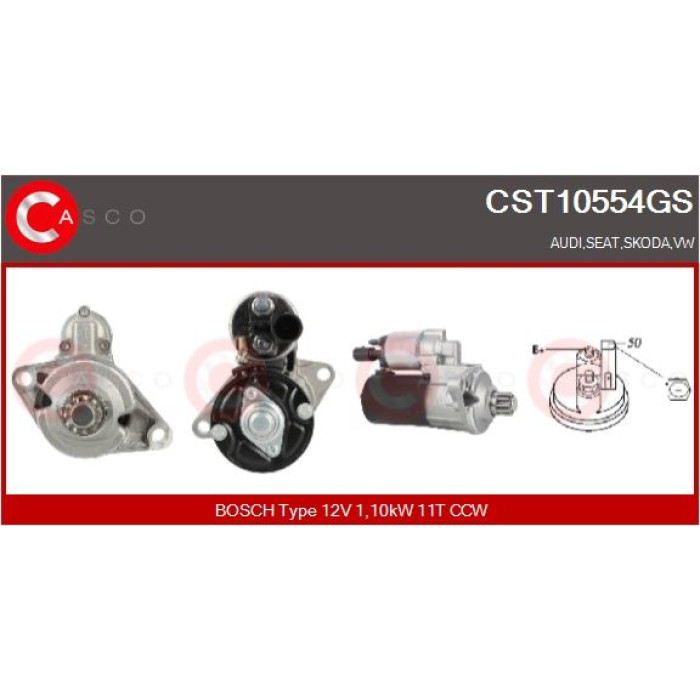 CASCO Anlasser CST10554GS CASCO Anlasser CST10554GS