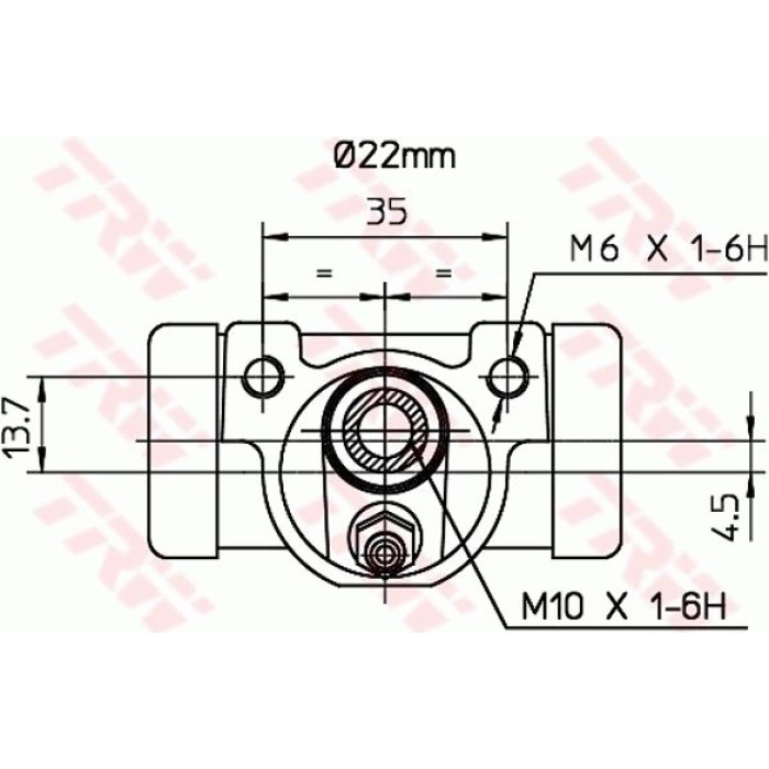TRW Radbremszylinder BWH375 TRW Radbremszylinder BWH375