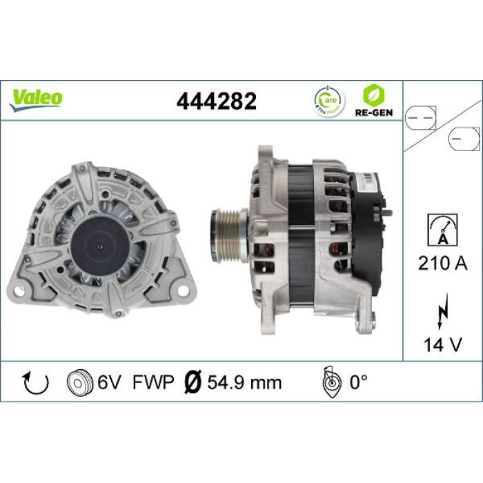 Valeo Lichtmaschine 444282 Valeo Lichtmaschine 444282