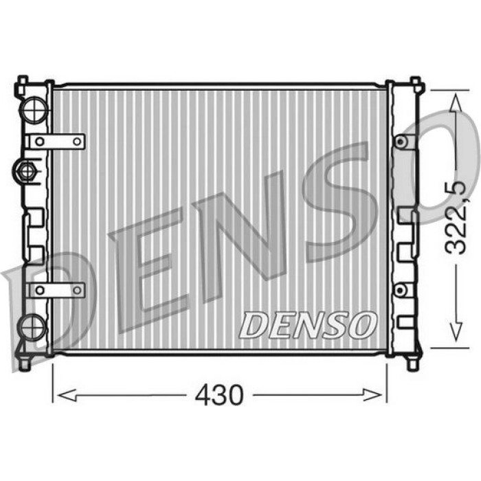 Denso Motorkühler DRM26007 Denso Motorkühler DRM26007
