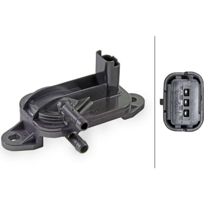 HELLA Sensor, Abgasdruck 6PP 009 409-381 HELLA Sensor, Abgasdruck 6PP 009 409-381