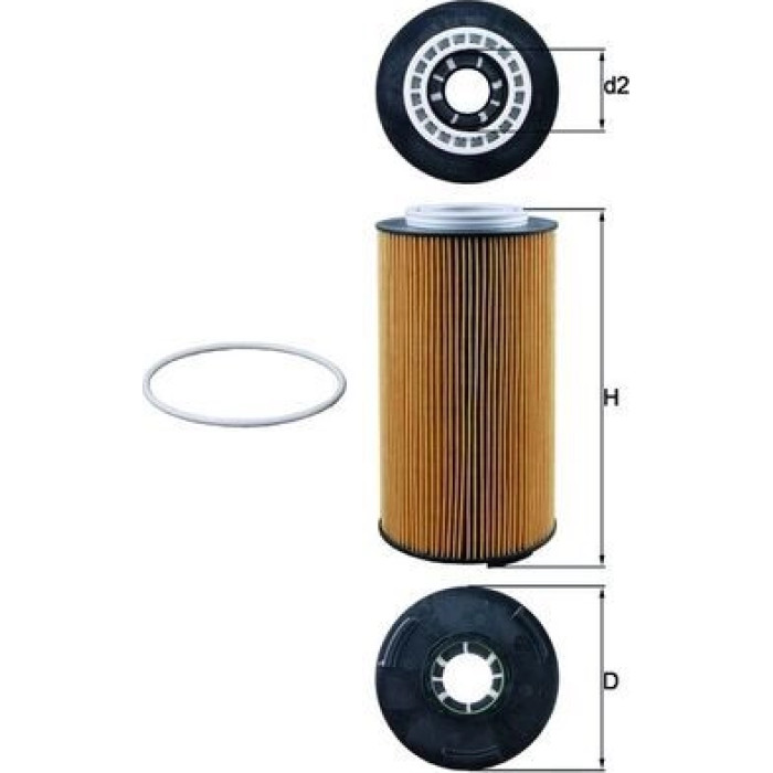 Mahle Original Ölfilter OX 1097D Mahle Original Ölfilter OX 1097D