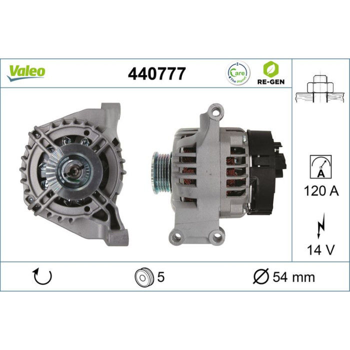 Valeo Lichtmaschine 440777 Valeo Lichtmaschine 440777