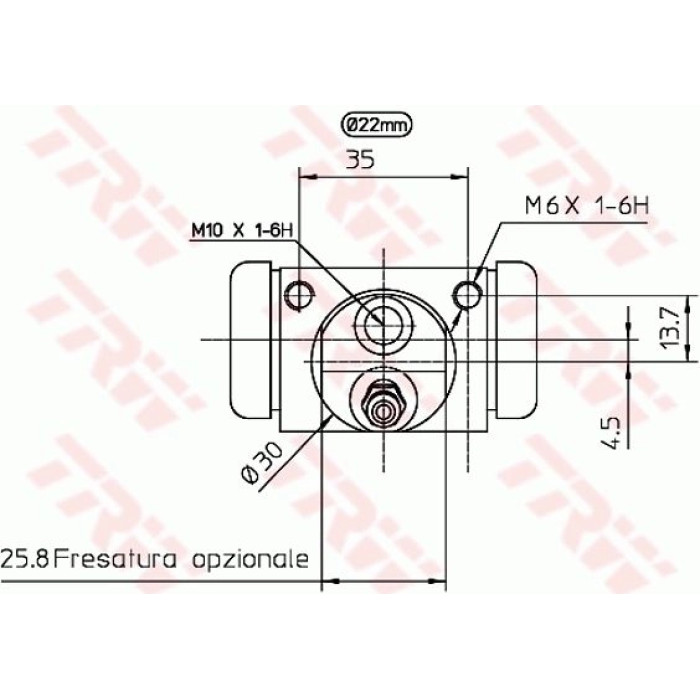 TRW Radbremszylinder BWH402 TRW Radbremszylinder BWH402