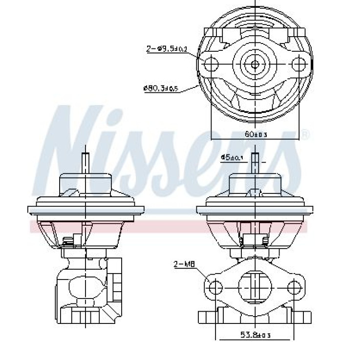 Nissens AGR-Ventil 98479