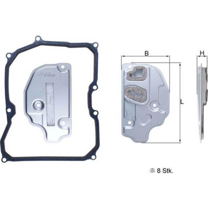 MAHLE Hydraulikfilter, Automatikgetriebe HX 150KIT MAHLE Hydraulikfilter, Automatikgetriebe HX 150KIT