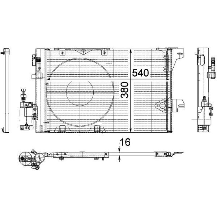 MAHLE Kondensator, Klimaanlage AC 339 000P MAHLE Kondensator, Klimaanlage AC 339 000P