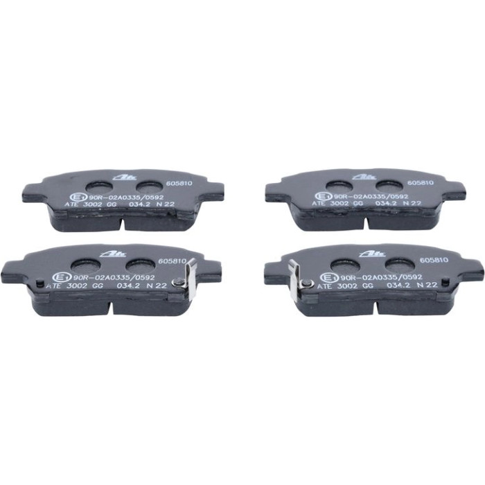 ATE Bremsbelagsatz Toyota Vorderachse Corolla/Iq/Prius/Yaris 1.0-1.6 Vvti 99 13.0460-5810.2 ATE Bremsbelagsatz Toyota Vorderachse Corolla/Iq/Prius/Yaris 1.0-1.6 Vvti 99 13.0460-5810.2