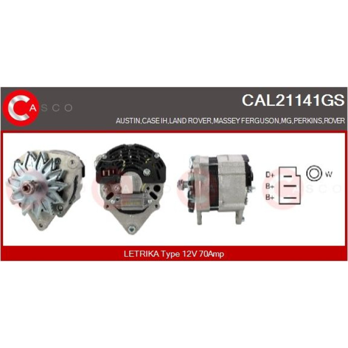 CASCO Generator CAL21141GS CASCO Generator CAL21141GS