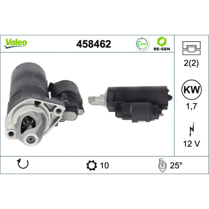 Valeo Anlasser 458462 Valeo Anlasser 458462