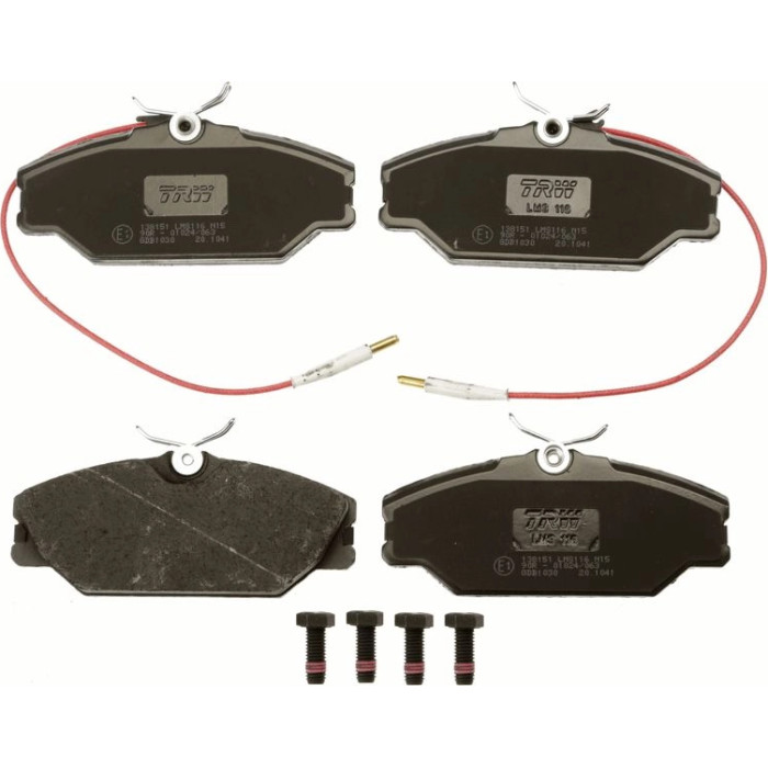 TRW Bremsbeläge Vorderachse GDB1030 TRW Bremsbeläge Vorderachse GDB1030