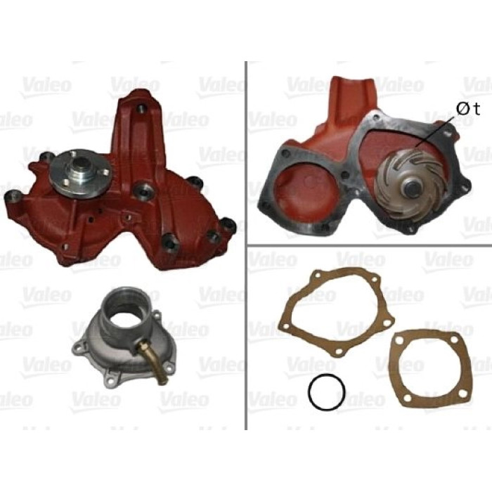 Valeo Wasserpumpe / Kühlmittelpumpe 506562 Valeo Wasserpumpe / Kühlmittelpumpe 506562