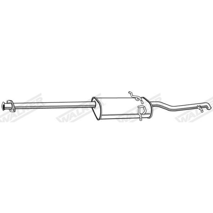 Walker Mittelschalldämpfer 72321 Walker Mittelschalldämpfer 72321