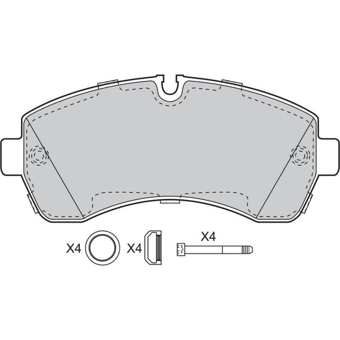 Valeo Bremsbelagsatz 598881
