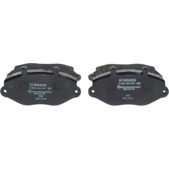 Bosch Bremsbelagsatz 0 986 494 287 Bosch Bremsbelagsatz 0 986 494 287