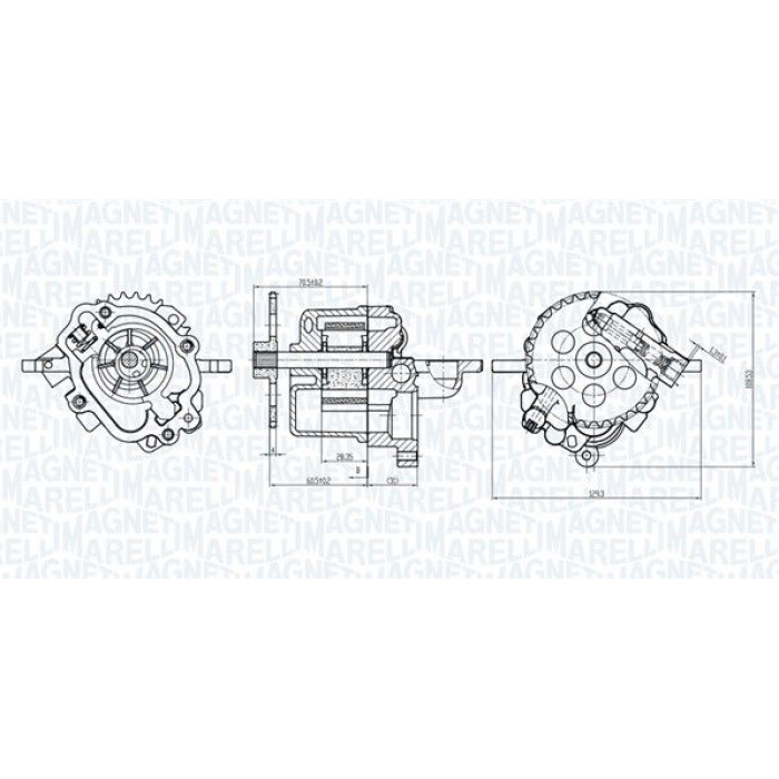 Magneti Marelli Ölpumpe 351516000002 Magneti Marelli Ölpumpe 351516000002