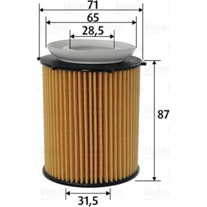 Valeo Ölfilter 586618 Valeo Ölfilter 586618