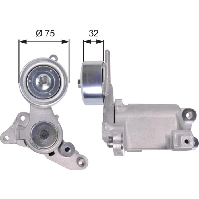 Gates Spannrolle T39135 Gates Spannrolle T39135