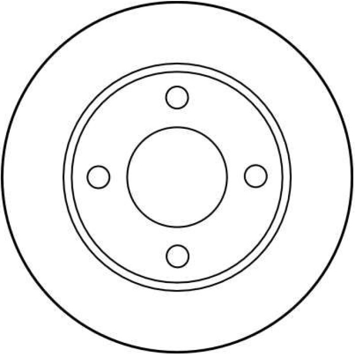 TRW Bremsscheibe DF1543 TRW Bremsscheibe DF1543