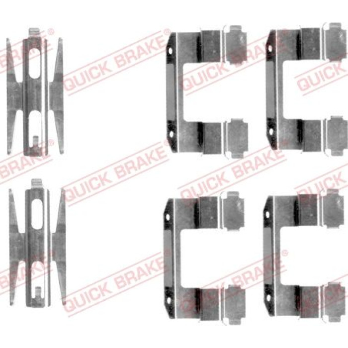 Quick Brake Montagesatz für Bremsbeläge 109-1618 Quick Brake Montagesatz für Bremsbeläge 109-1618