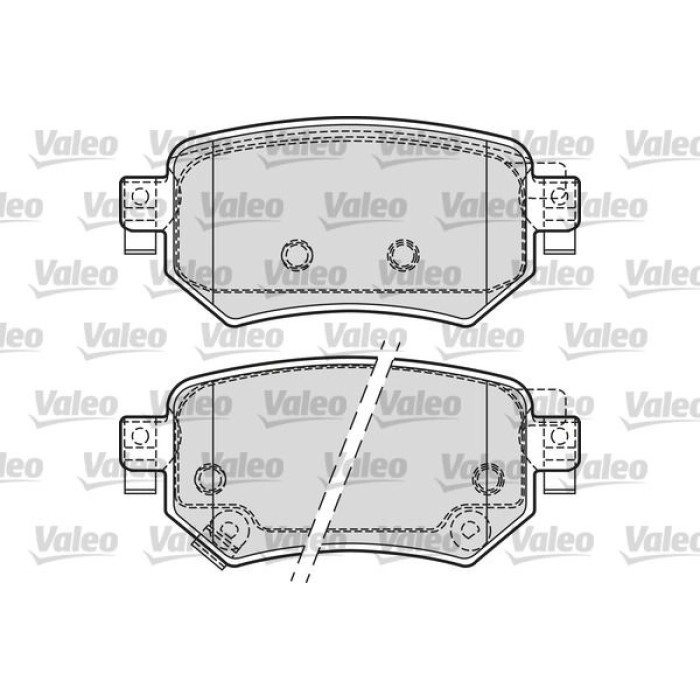Valeo Bremsbelagsatz 601688 Valeo Bremsbelagsatz 601688