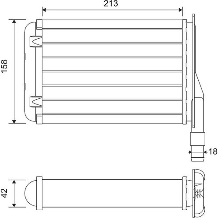 Valeo Wärmetauscher 883790