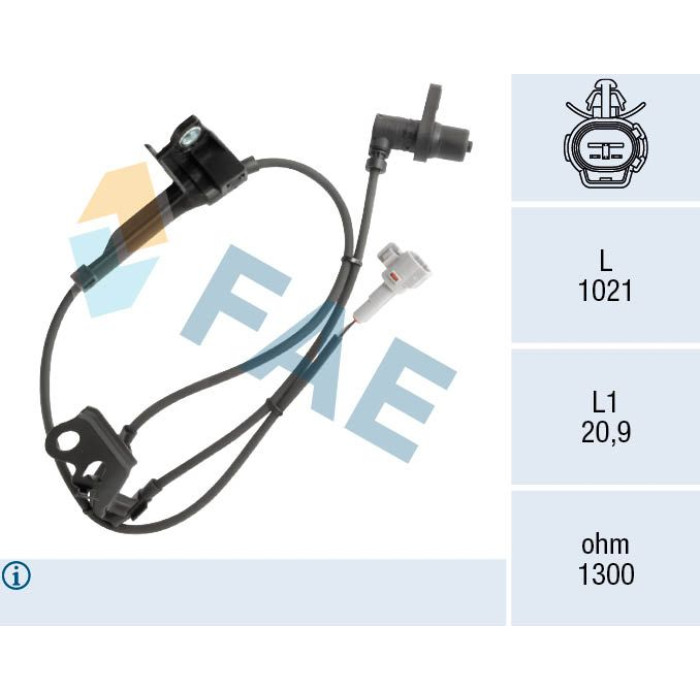 78562 FAE Sensor, Raddrehzahl 78562