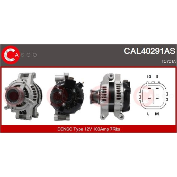 CASCO Generator CAL40291AS CASCO Generator CAL40291AS