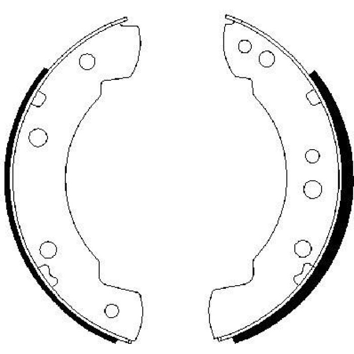 Bosch Bremsbacken 0 986 487 232 Bosch Bremsbacken 0 986 487 232