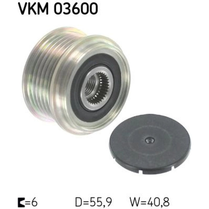 SKF Generatorfreilauf VKM 03600