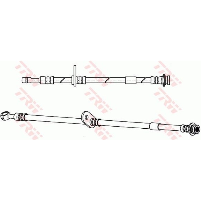 TRW Bremsschlauch Vorderachse links PHD1070 TRW Bremsschlauch Vorderachse links PHD1070