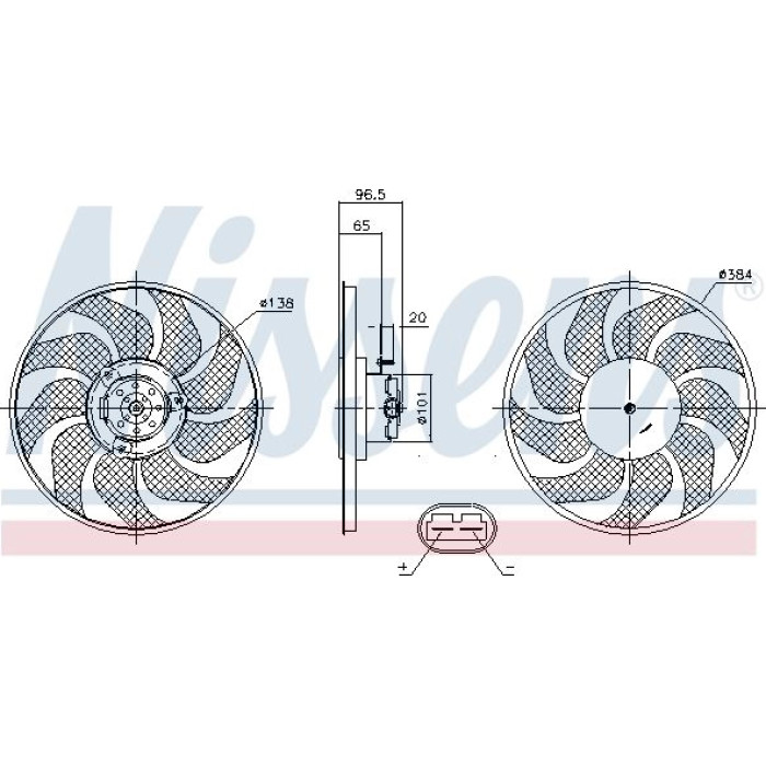 Nissens Kühlerlüfter PKW 85704 Nissens Kühlerlüfter PKW 85704