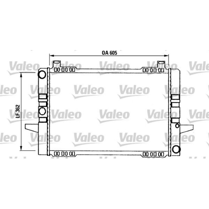 Valeo Motorkühler 730562 Valeo Motorkühler 730562
