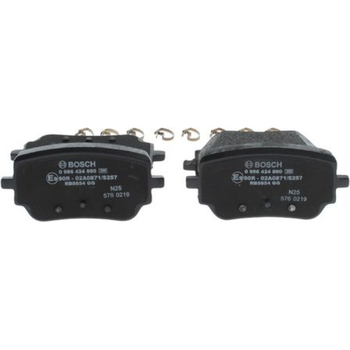Bosch Bremsbelagsatz Hinterachse 0 986 424 890 Bosch Bremsbelagsatz Hinterachse 0 986 424 890