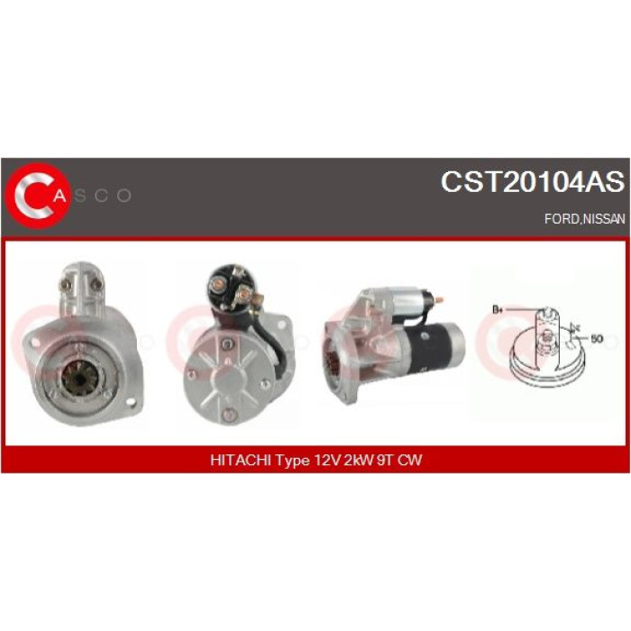 CASCO Anlasser CST20104AS CASCO Anlasser CST20104AS
