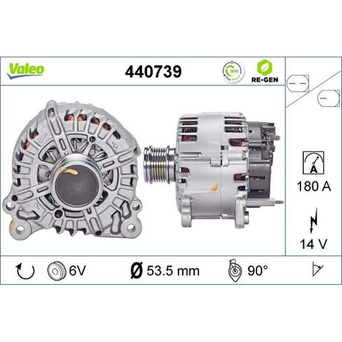 Valeo Lichtmaschine 440739 Valeo Lichtmaschine 440739