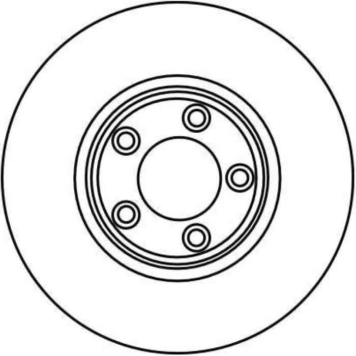 TRW Bremsscheibe Jaguar P. S-Type 3.0-4.0 99-02 DF4105