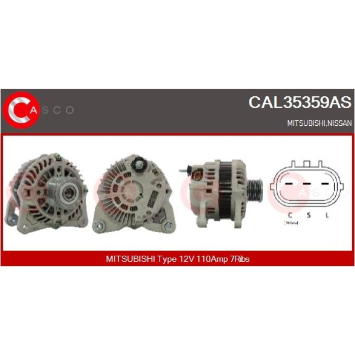 CASCO Generator CAL35359AS