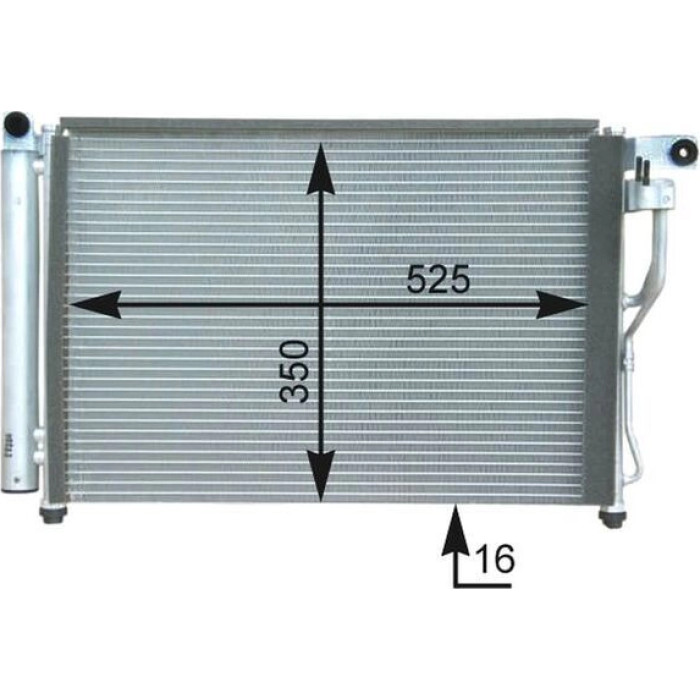Kondensator, Klimaanlage AC 439 000P Kondensator, Klimaanlage AC 439 000P