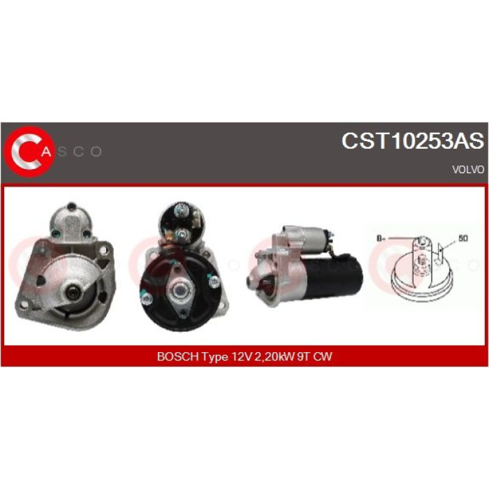 CASCO Anlasser CST10253AS CASCO Anlasser CST10253AS