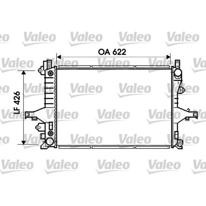 Valeo Motorkühler 734720 Valeo Motorkühler 734720