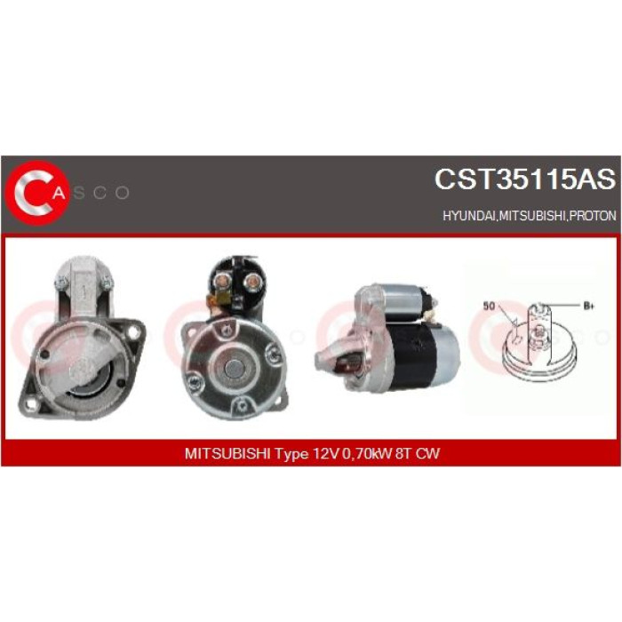 CASCO Anlasser CST35115AS CASCO Anlasser CST35115AS