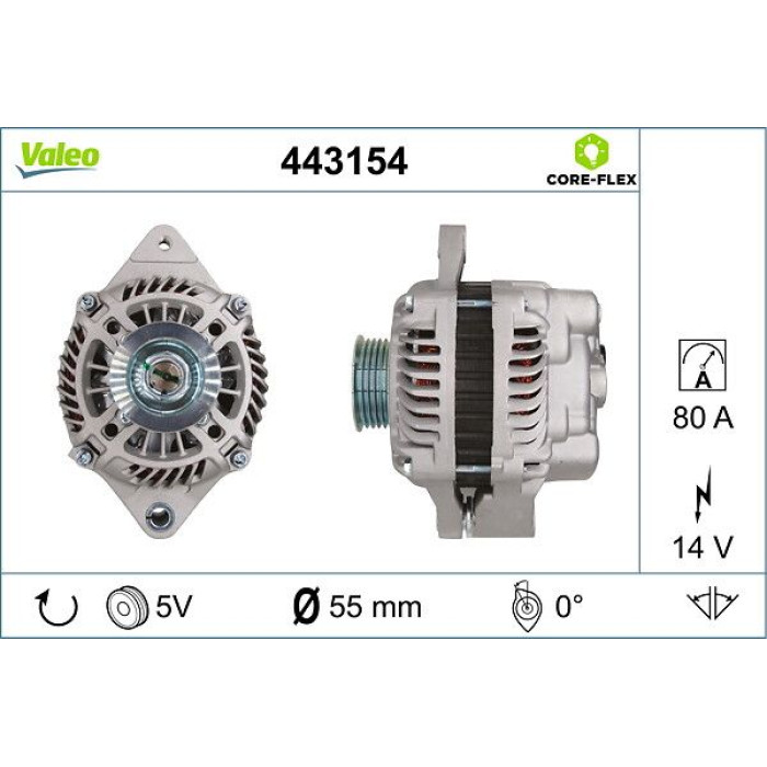 Valeo Lichtmaschine 443154 Valeo Lichtmaschine 443154