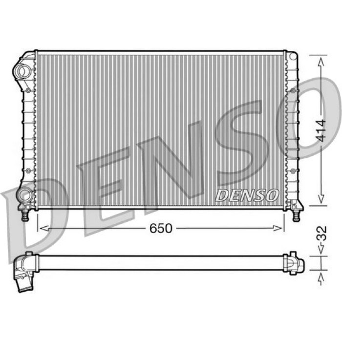 Denso Motorkühler DRM09062